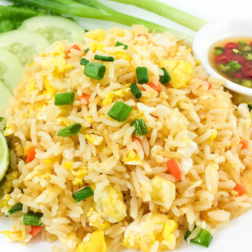 Thai fried rice with egg and veggies at Yi-Wong Chinese Restaurant in Miami